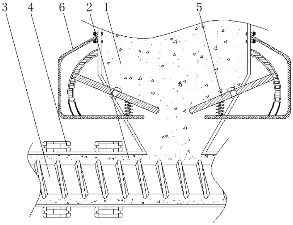 Plastic injection molding raw material melting device based on energy-saving and environment-friendly technology