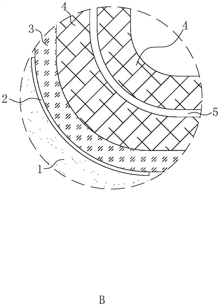 Flashing durable structure at roof protruding structure and construction method