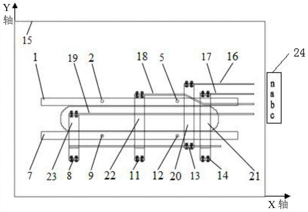 Drawing method of main busbar connection diagram between dry-type distribution transformer and low-voltage switchgear