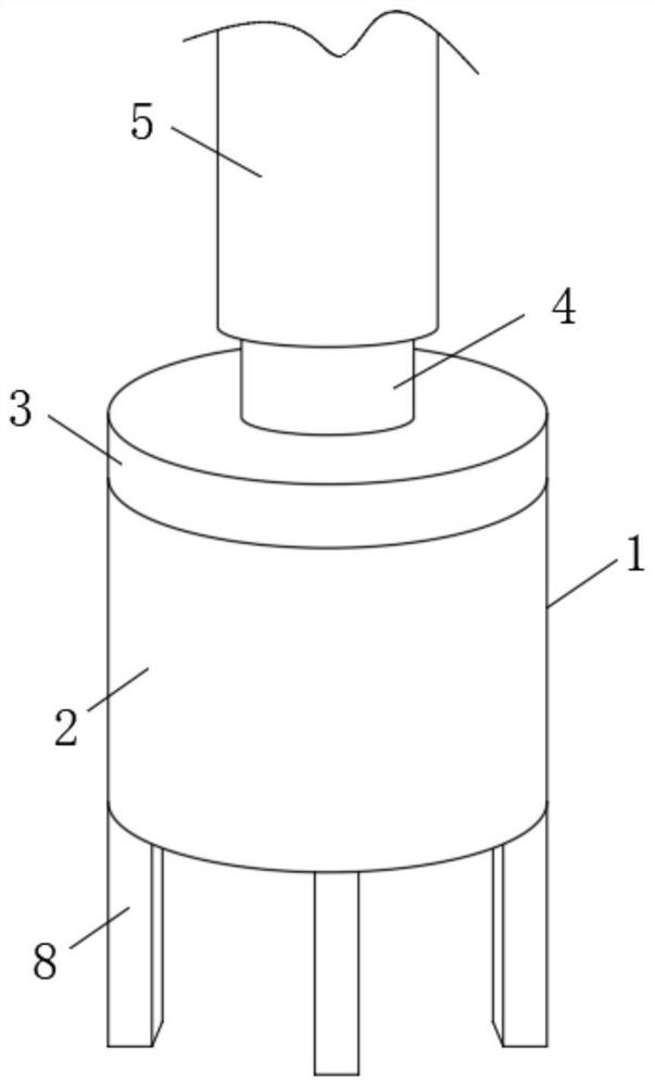 Anesthetic gas recovery device for animal anesthesia machine