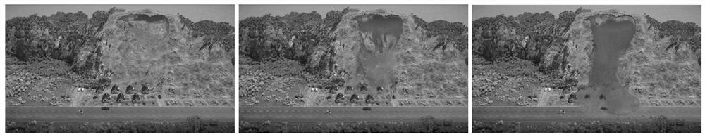 Simulation method of landslide disaster scene based on material point method