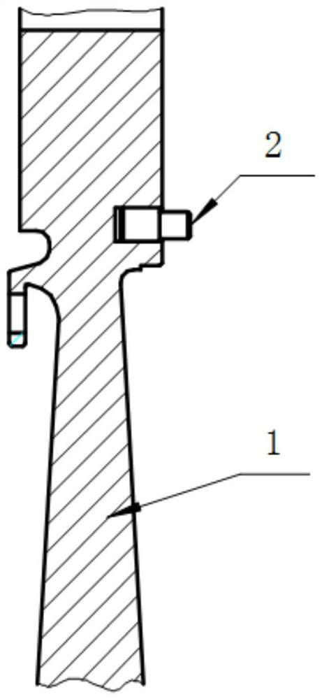 A method for replacing blind hole positioning pins of aero-engine low-pressure turbine disks