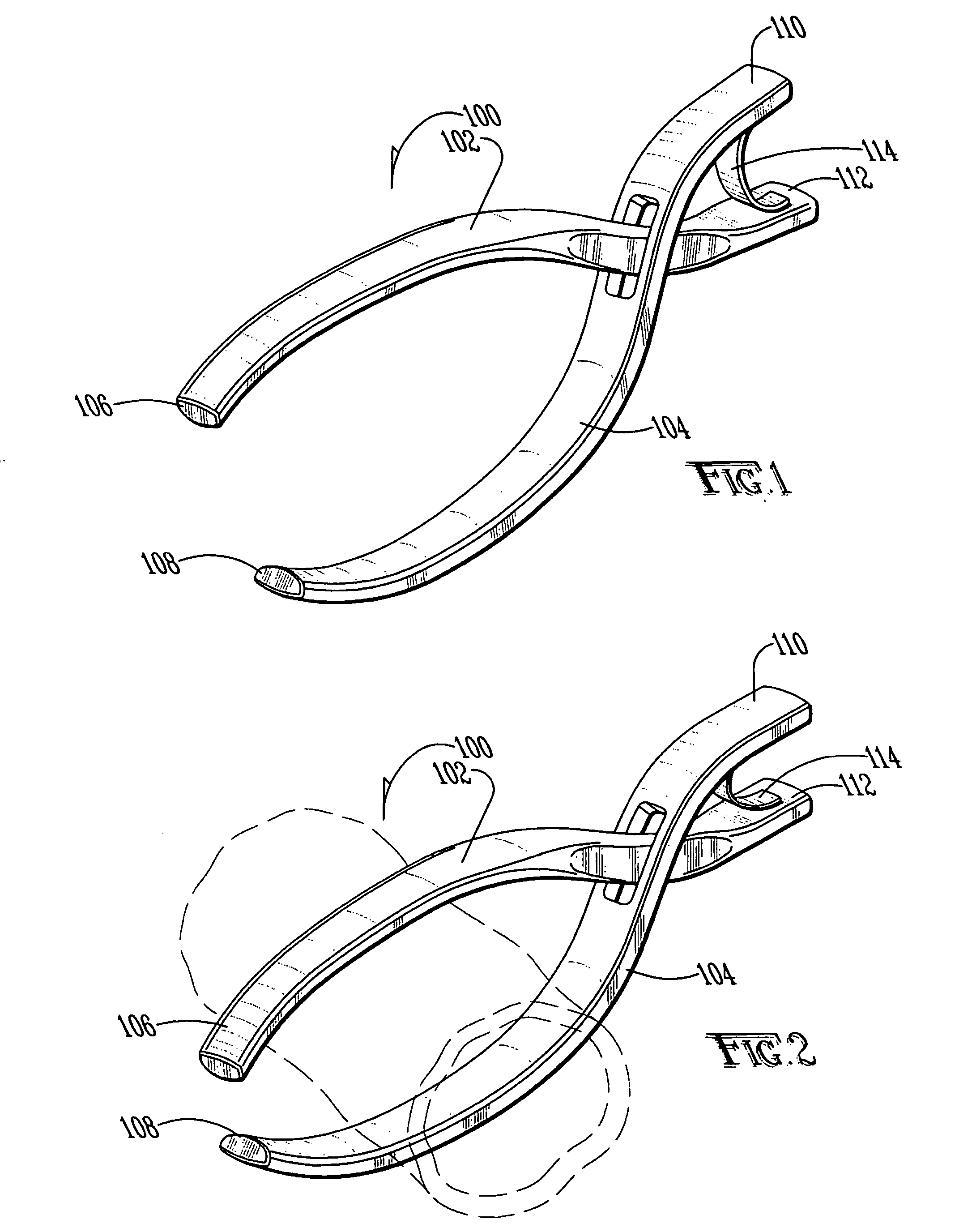 Surgical marker clip and method for cholangiography