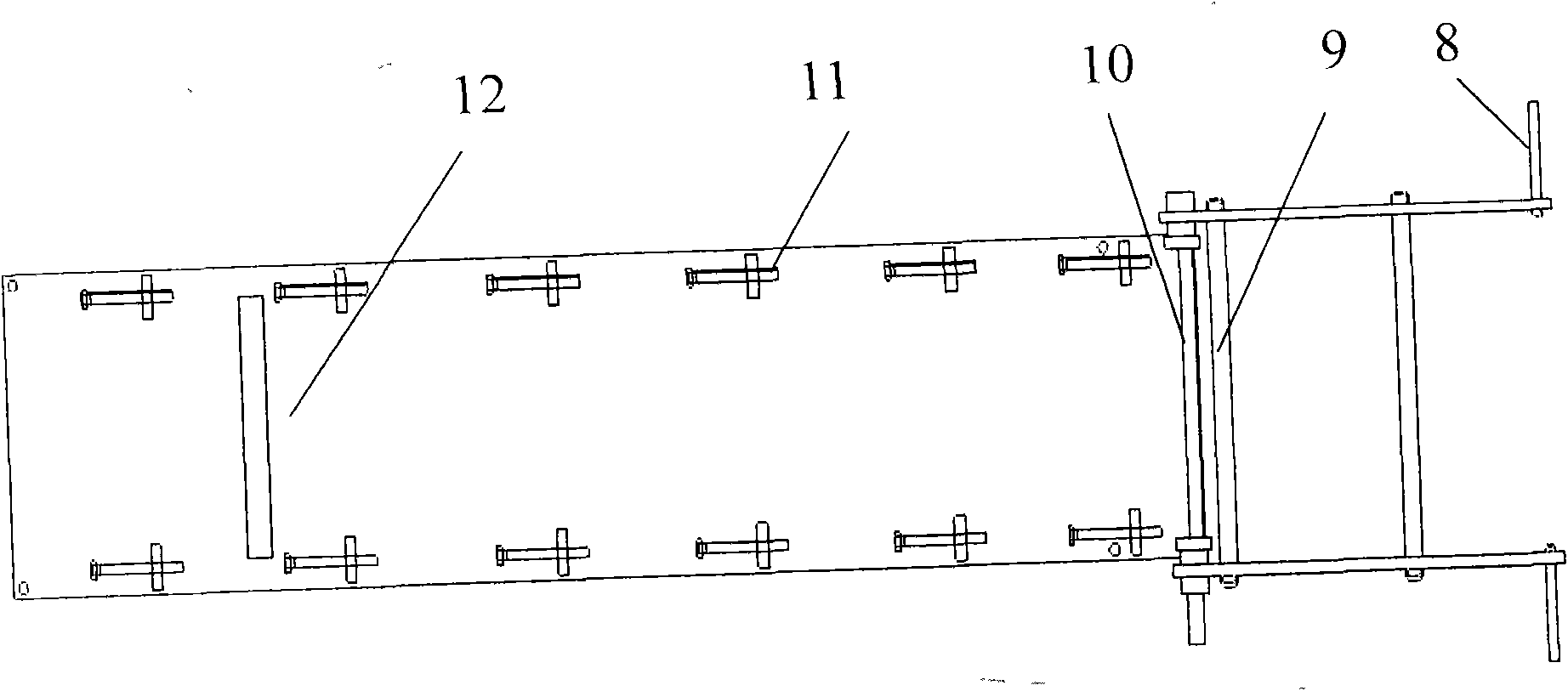 Bending double-shaft mechanism