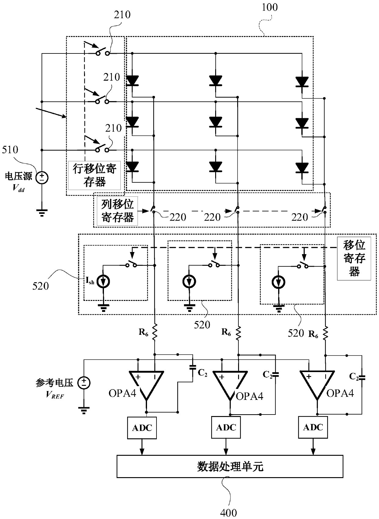 MEMS sensor thermal parameter testing circuit and testing method