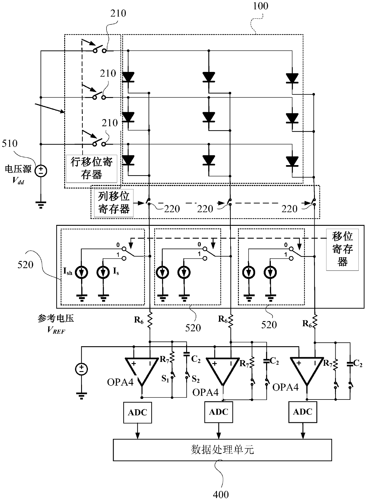 MEMS sensor thermal parameter testing circuit and testing method