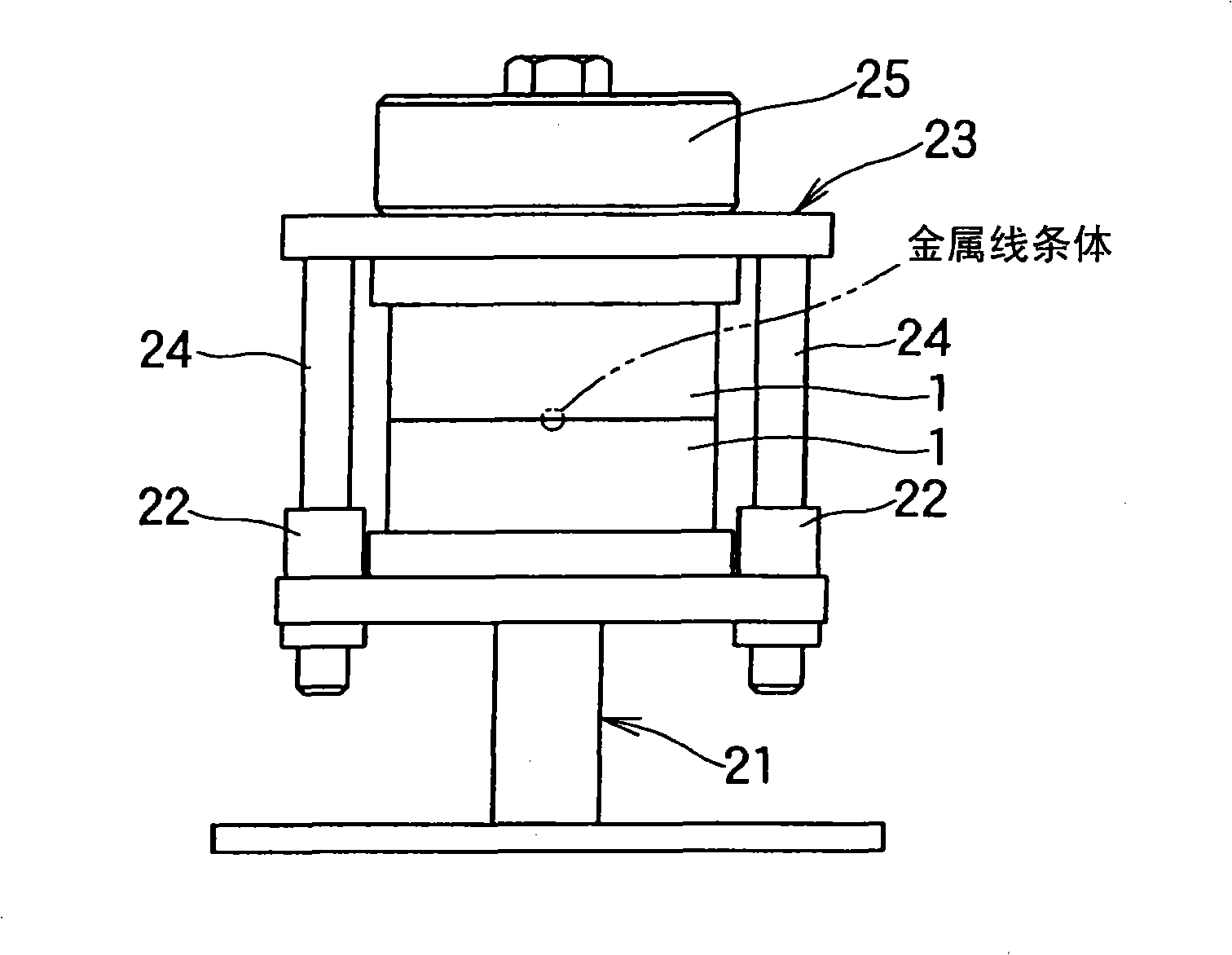 Lubricant agent removing device for drawing metal wire body in moving