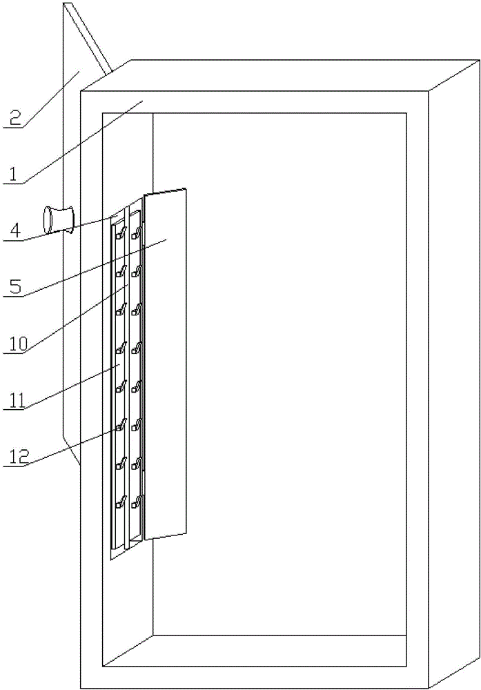 A multifunctional aluminum alloy door