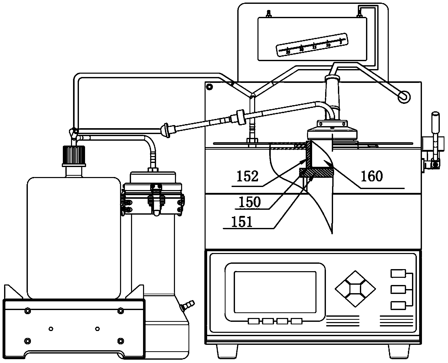 Full-automatic lubricating oil evaporation loss tester