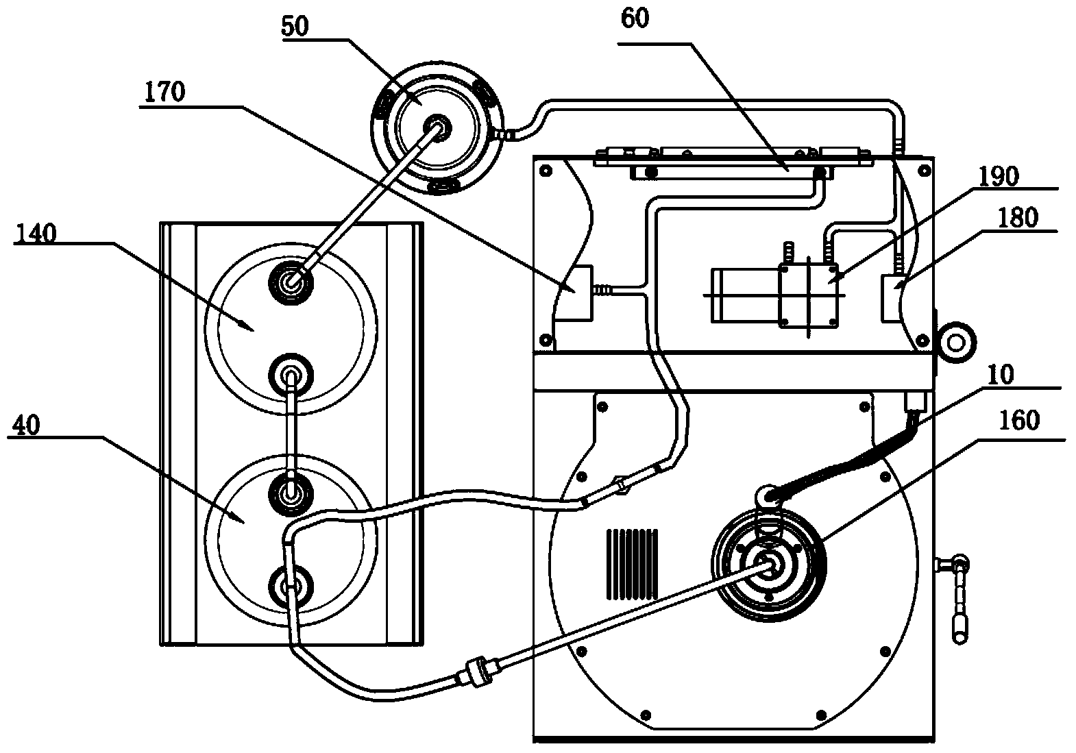 Full-automatic lubricating oil evaporation loss tester