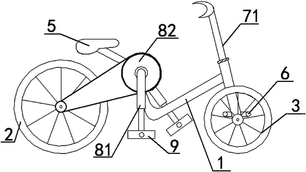 an exercise bike