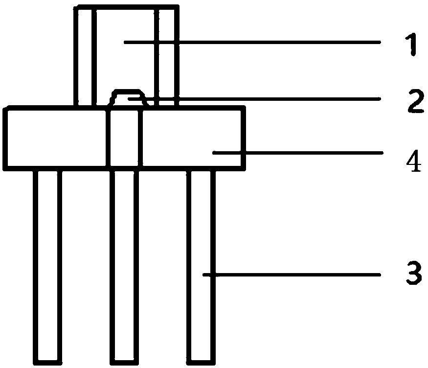 Semiconductor laser tube socket for PD die bonding