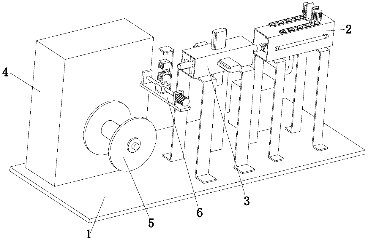 Cable rotation type winding device