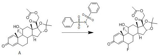 Synthetic method of fluocinonide