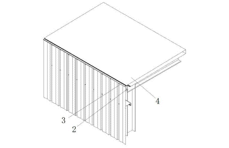 Roofing eave waterproof structure