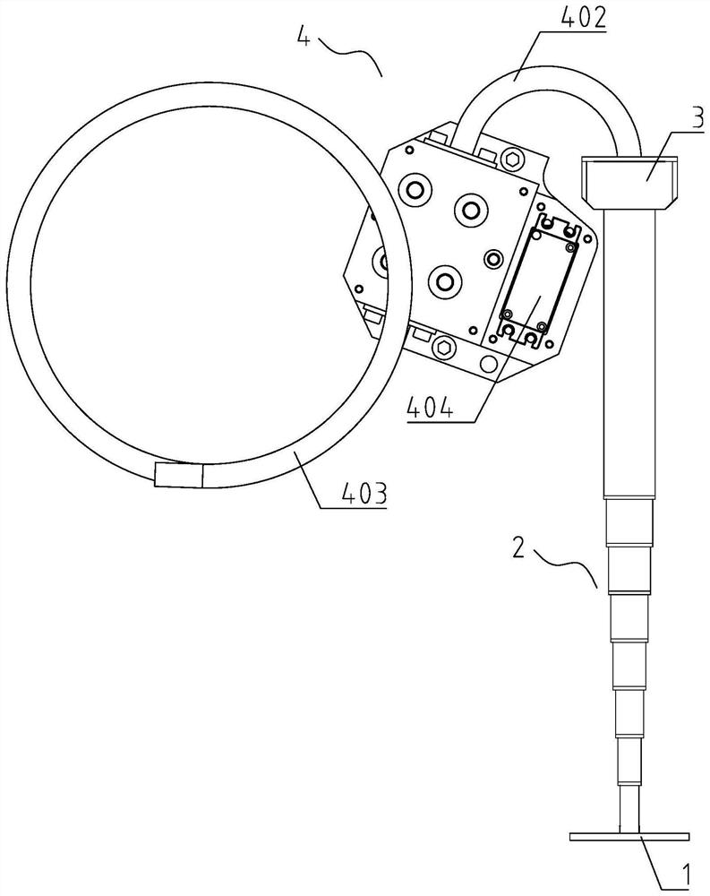 Stretch-out and draw-back driving device of telescopic rod