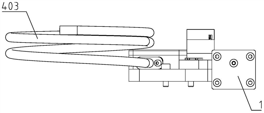 Stretch-out and draw-back driving device of telescopic rod