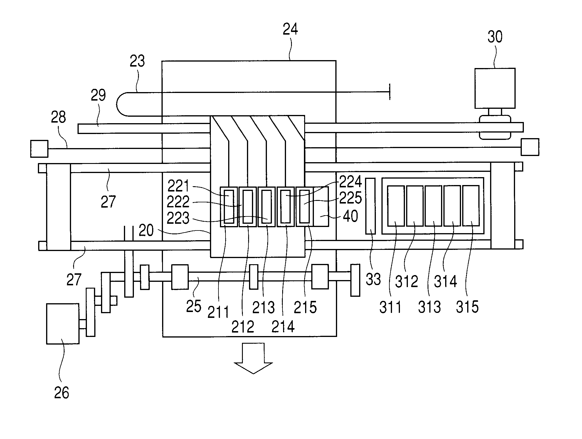 Ink jet image forming method and ink jet recording apparatus