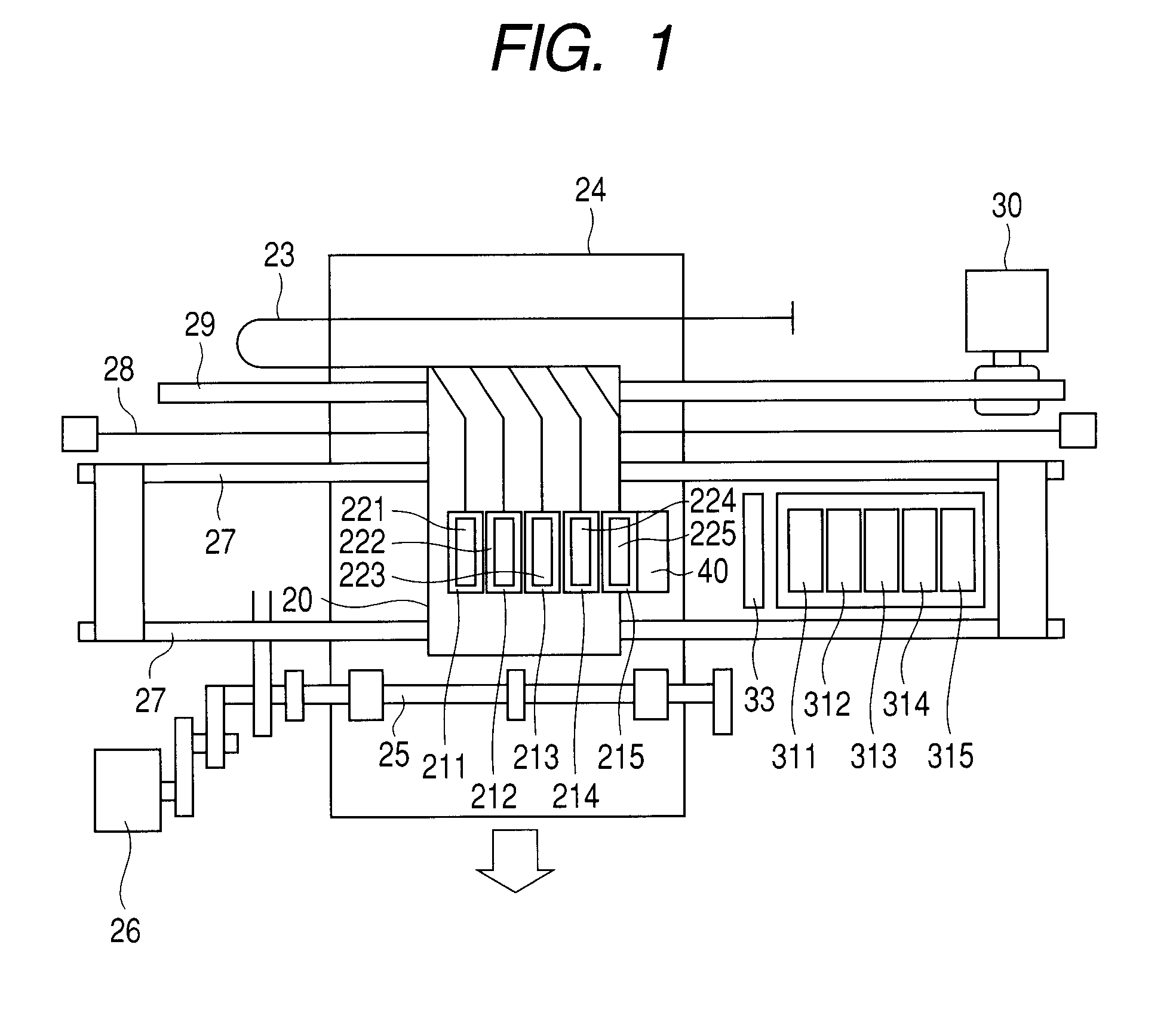 Ink jet image forming method and ink jet recording apparatus