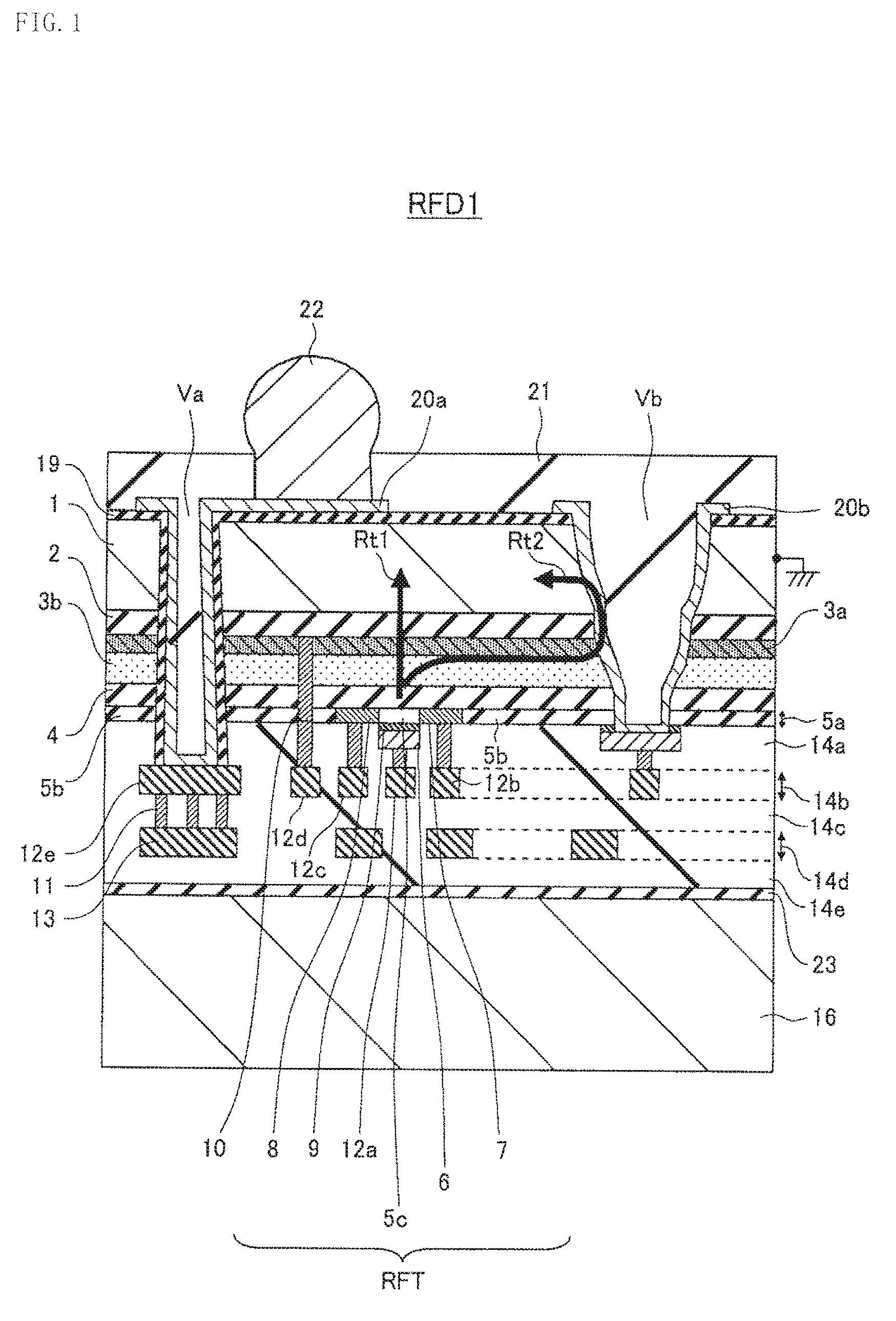 High-frequency semiconductor device and method of manufacturing the same