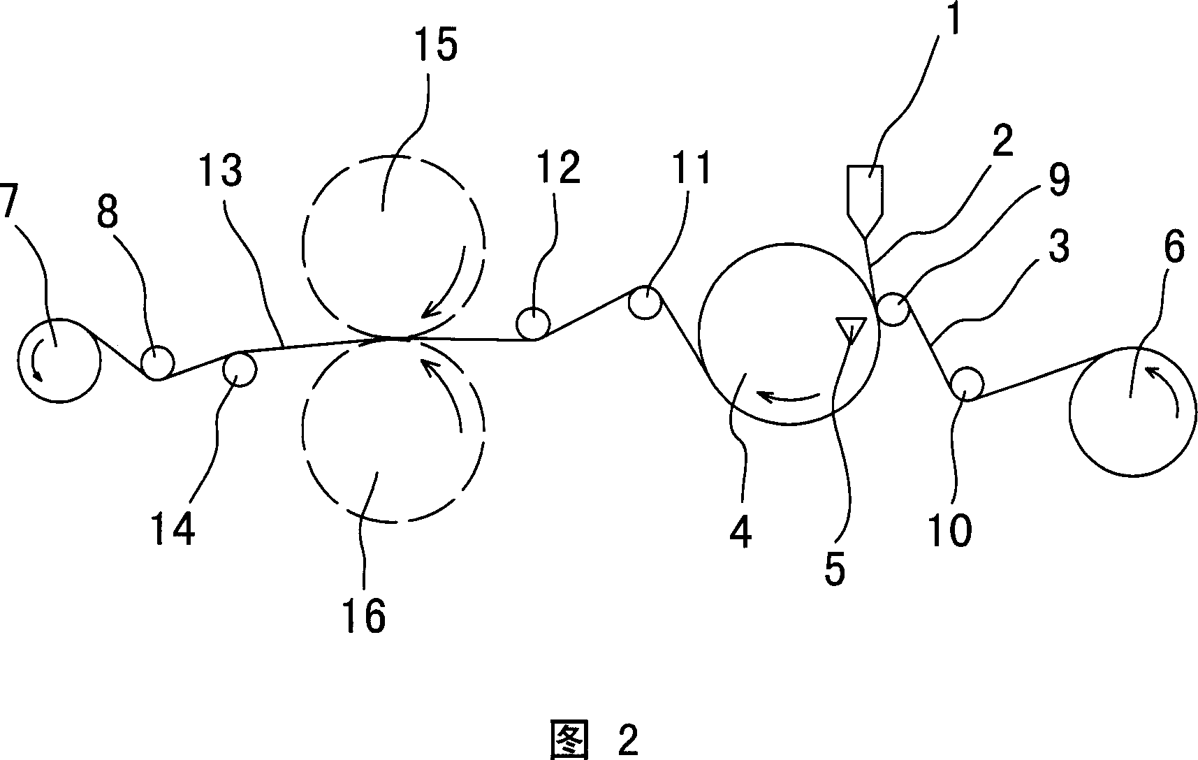 Composite punching film and its producing method