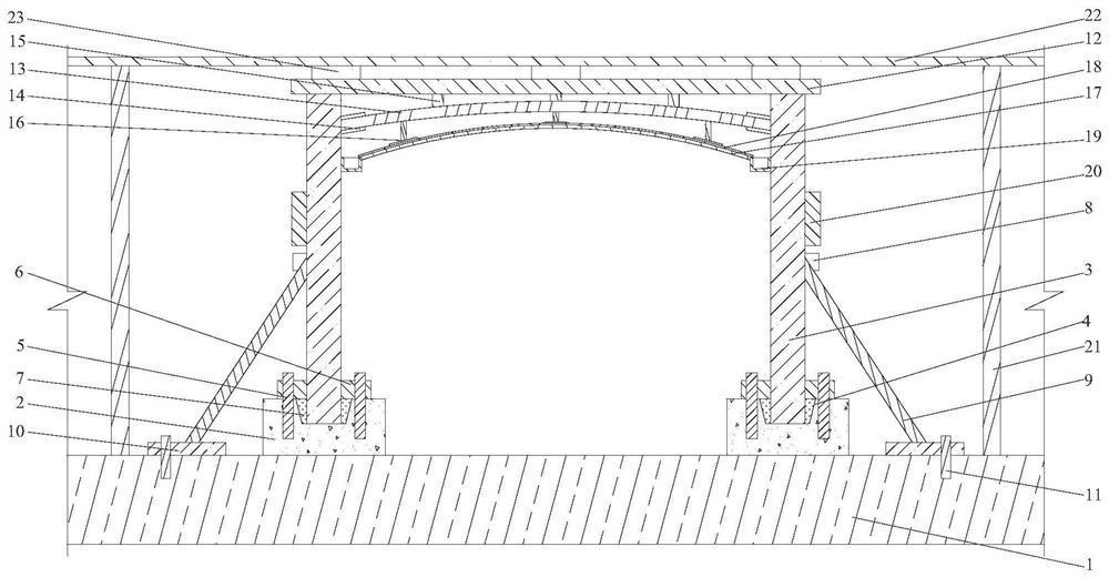 Construction method of large-cantilever inclined-web wide-width box girder