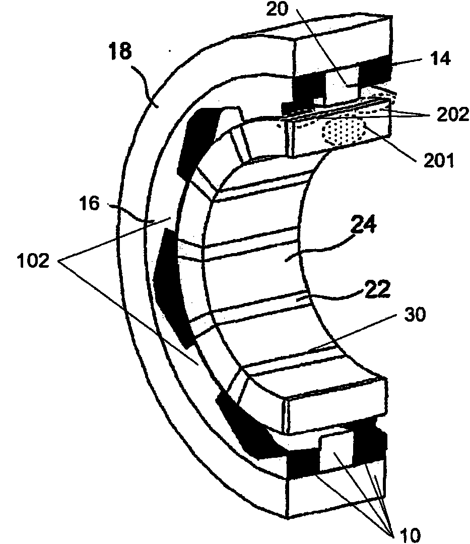 Permanent magnet rotor with flux concentrating pole pieces