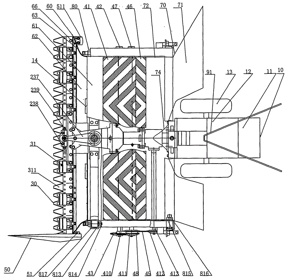 Mountain pasture conditioning machine