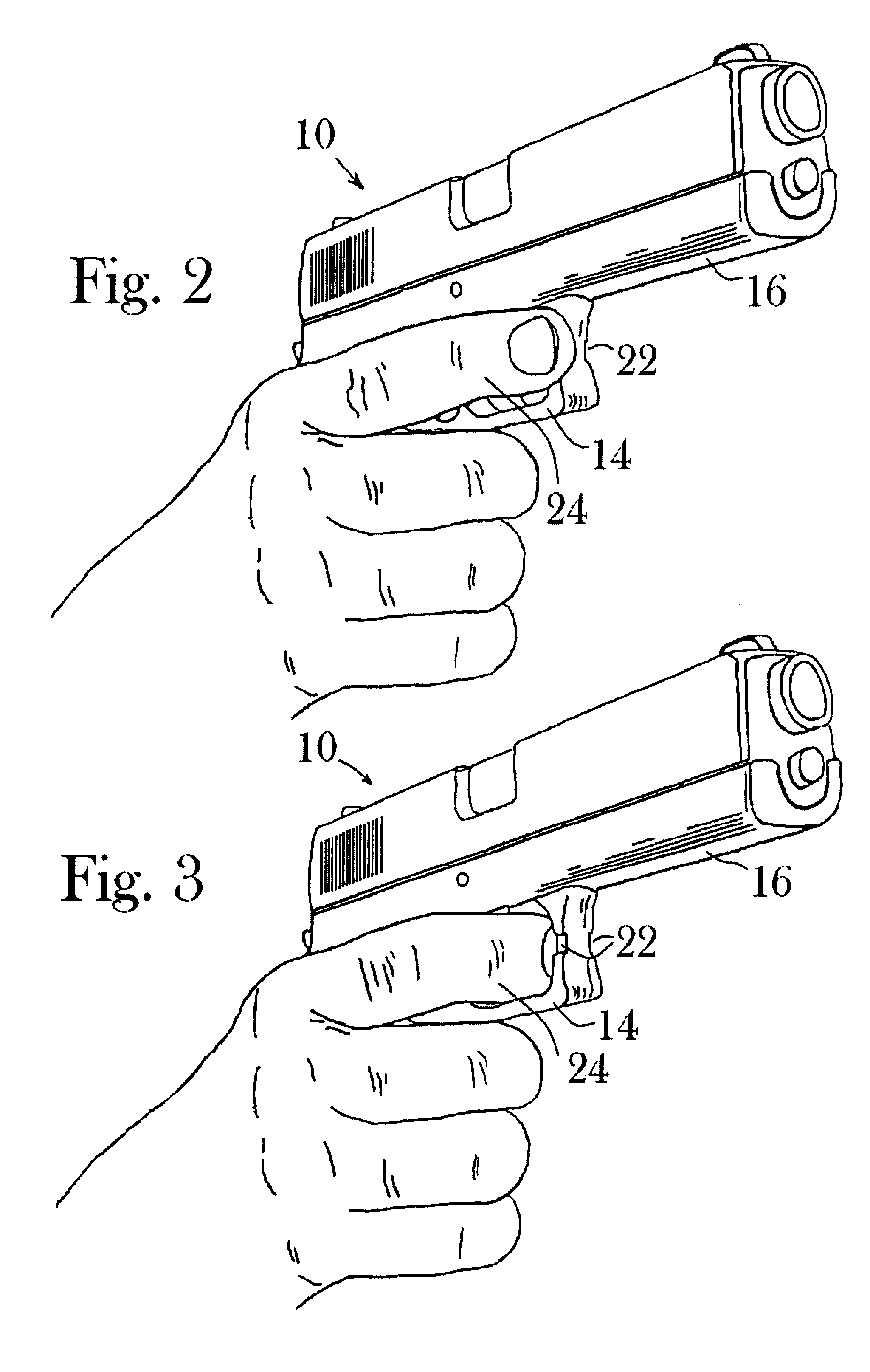 Tactile trigger finger safety cue for firearm or other trigger-activated device