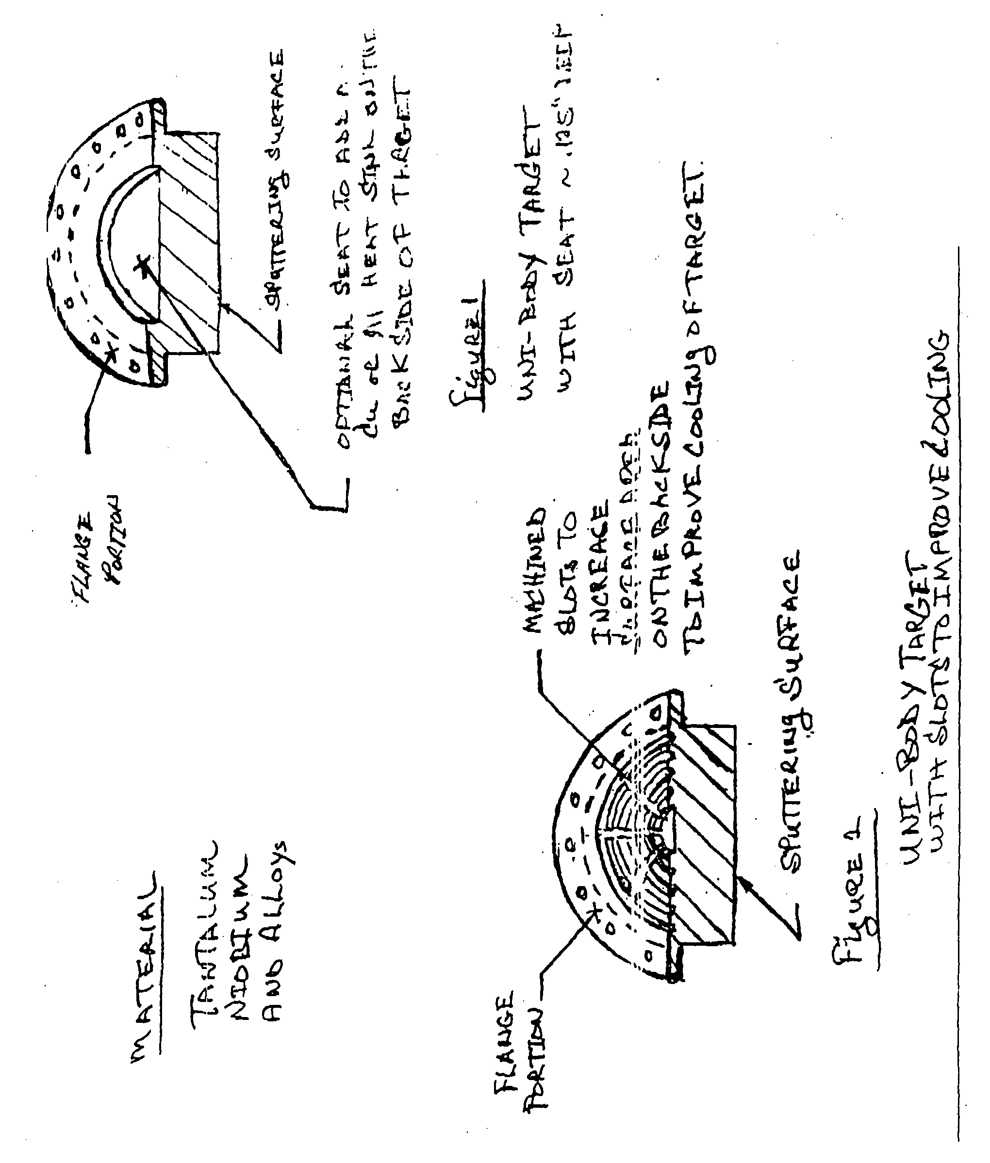 Monolithic sputtering target assembly