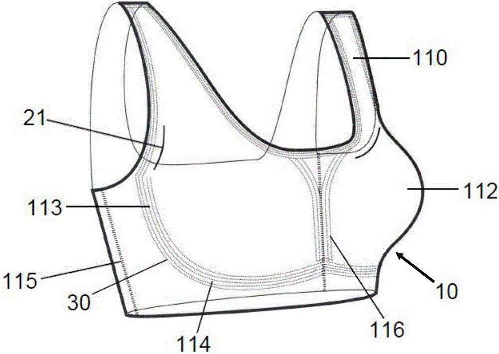 Free-cut bra and method of manufacturing the same