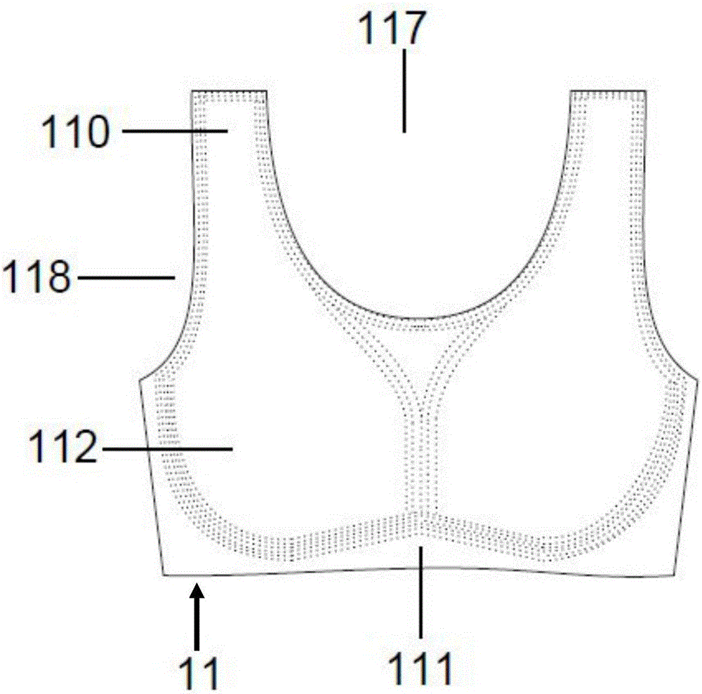 Free-cut bra and method of manufacturing the same