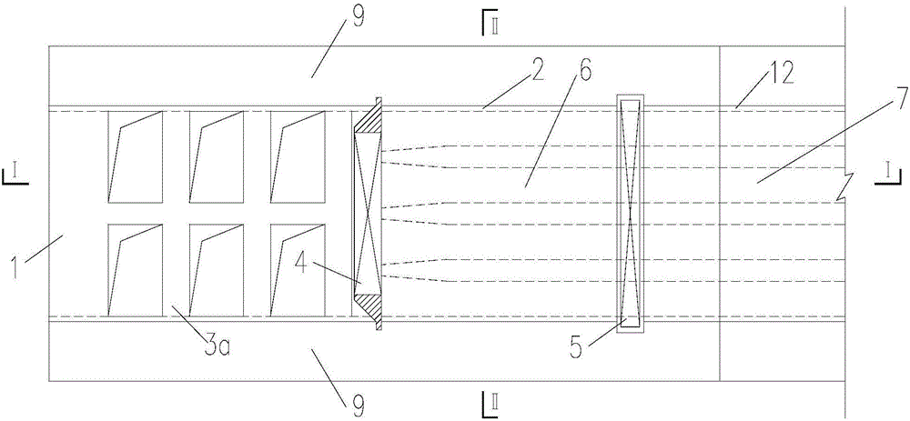 Under-sill water delivery energy dissipation structure and construction method thereof
