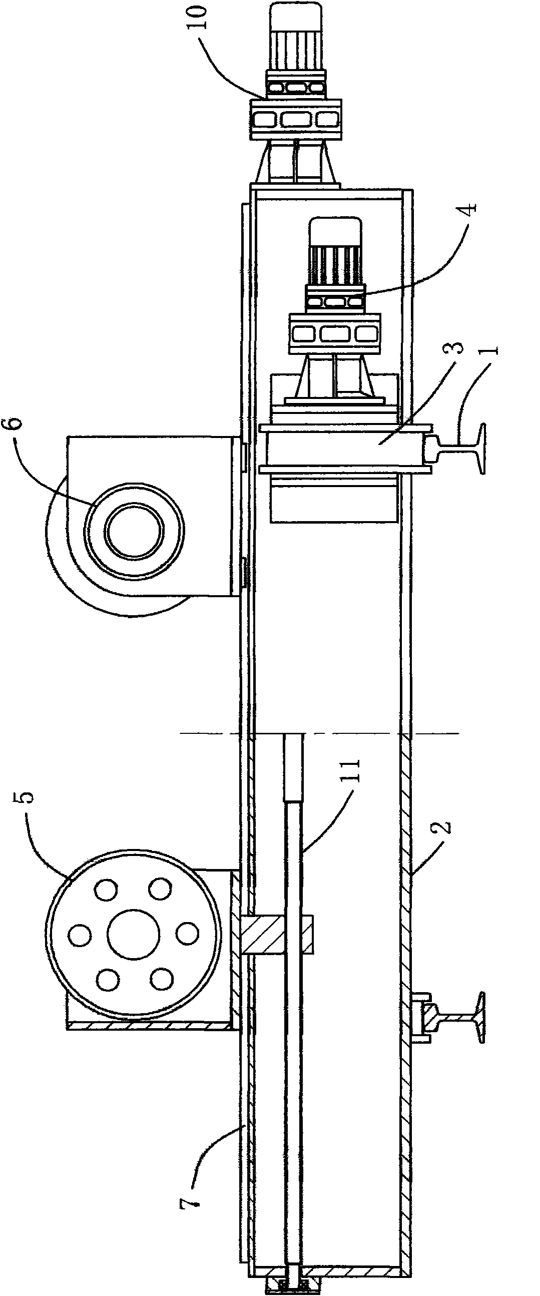 Shell ring assembly device for assembly of tower body of wind power generation iron tower