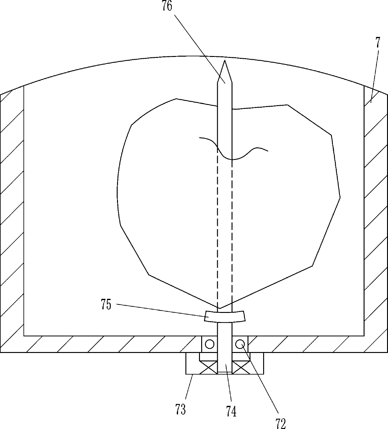 Intelligent apple processing equipment for mass production
