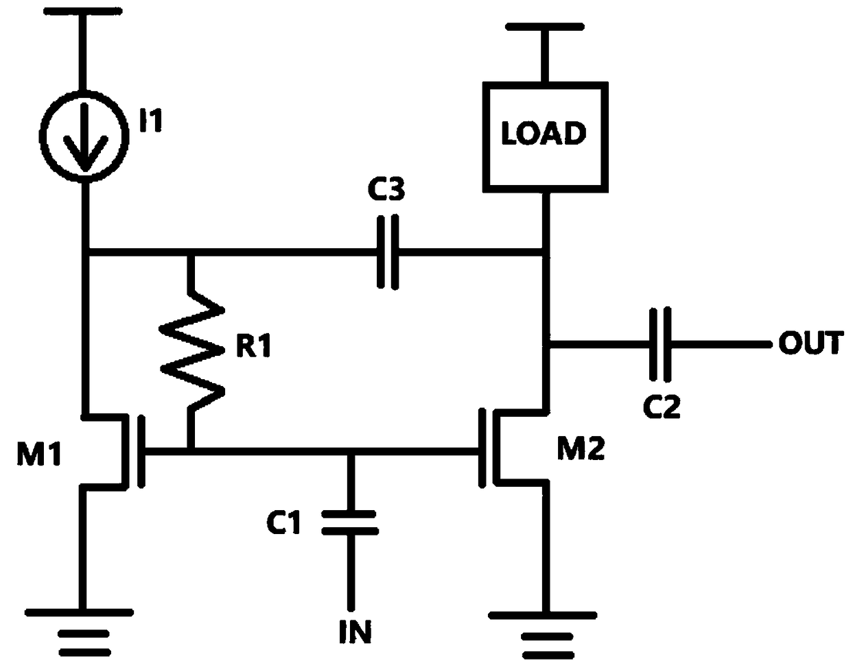 Circuit of radio frequency amplifier