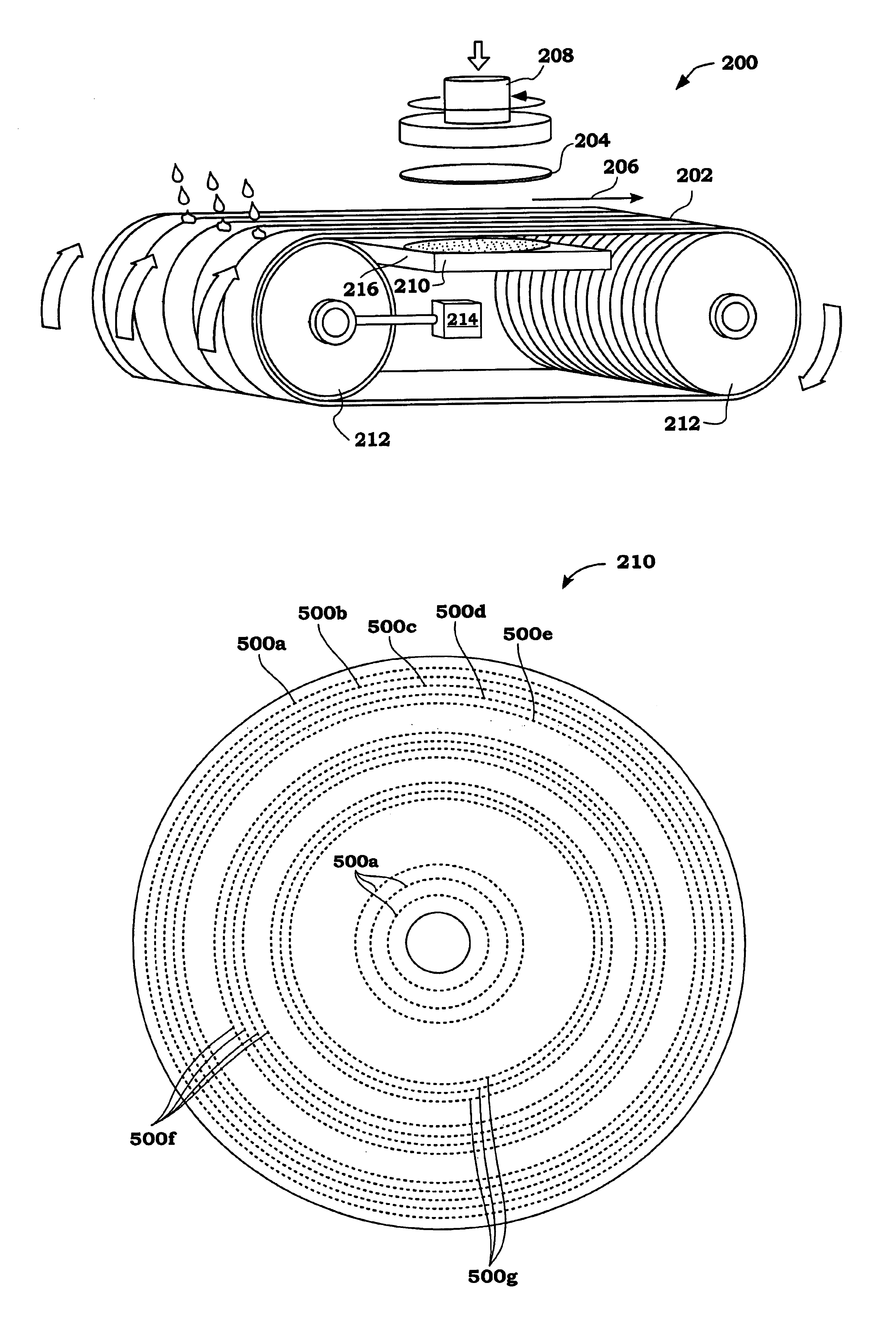 300 mm platen and belt configuration
