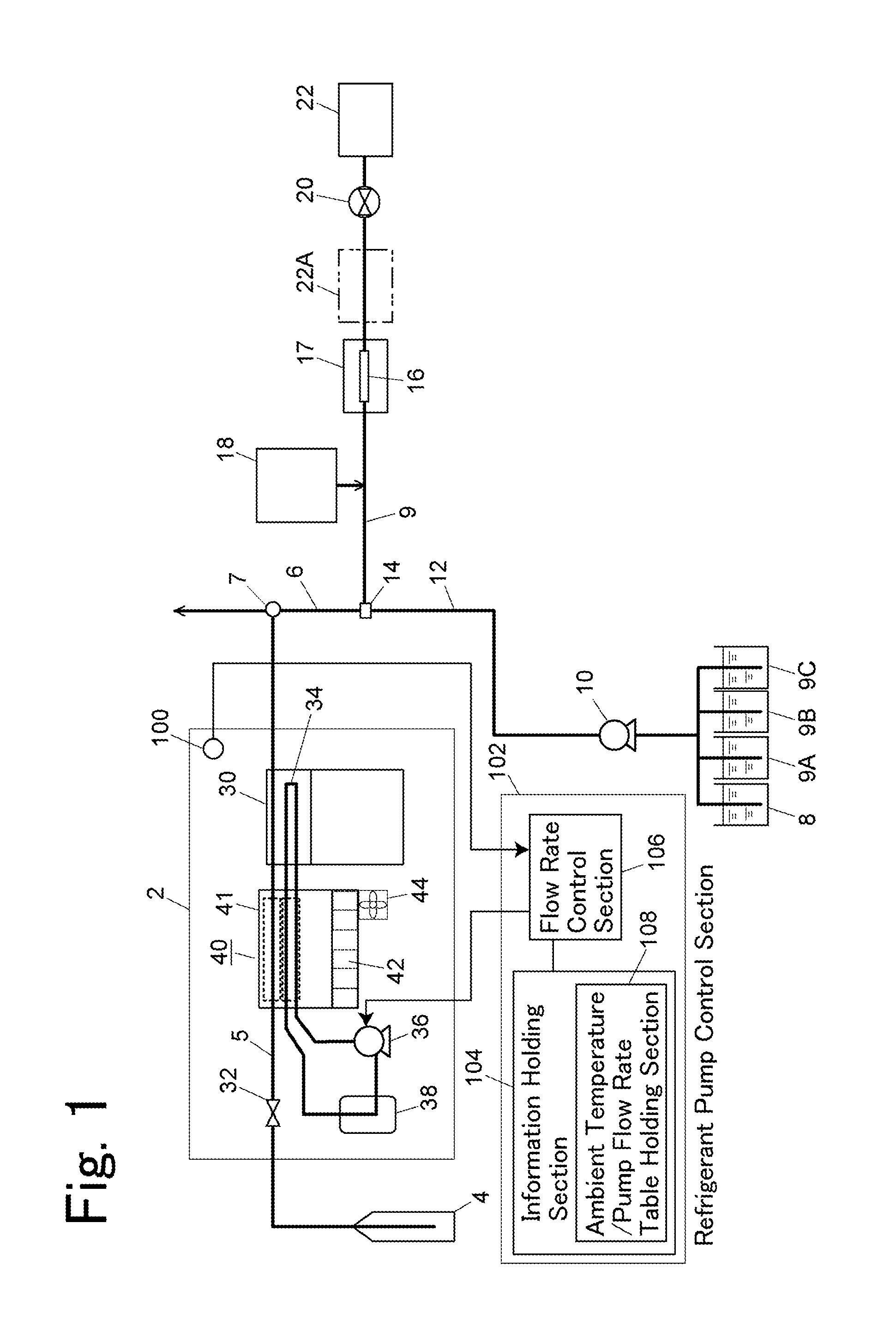 Liquid carbon dioxide delivery pump, and supercritical fluid chromatograph provided with the same