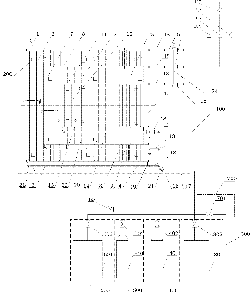 Liquid nitrogen liquid helium double-medium compatible plume adsorption pump and refrigerating method thereof