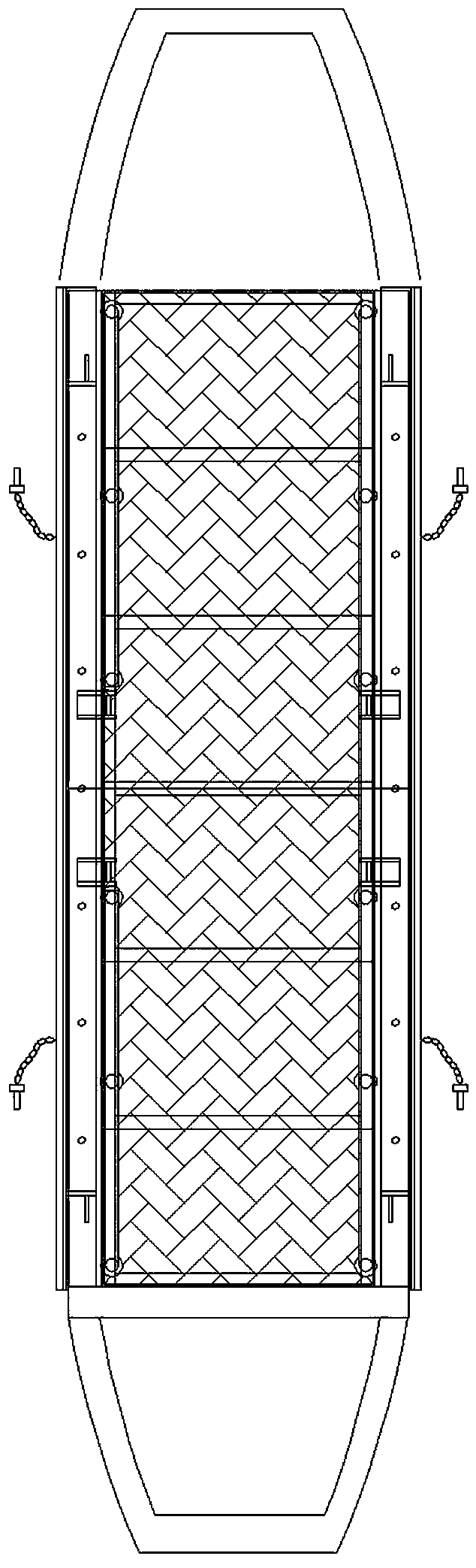 A pilot boat side escape device