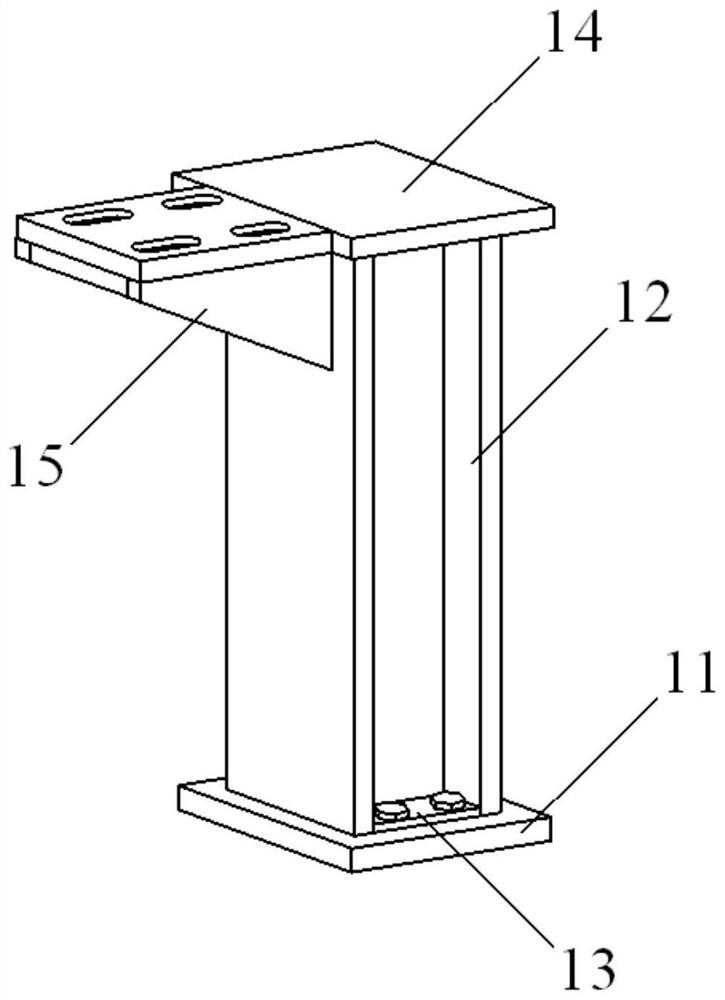 High-safety steel structure supporting device used for constructional engineering