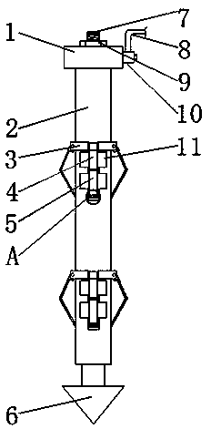 Grounding device for TN-C-S power supply system