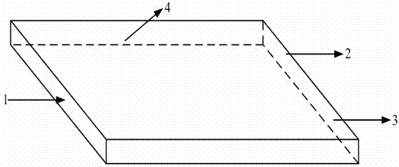 Pore-shaped flat plate TeraHertz wave polarization beam splitter with quadrilateral structure