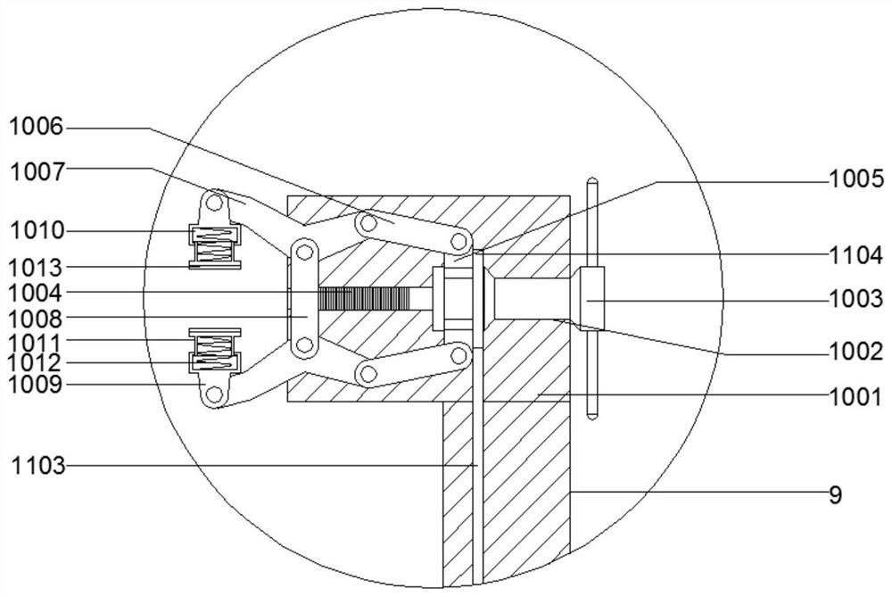 Clamping device for processing aluminum-based circuit board of LED lamp