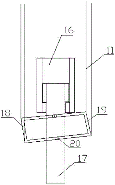 Special device and method for fishing drill bit of rotary drilling rig in case of drilling blocking