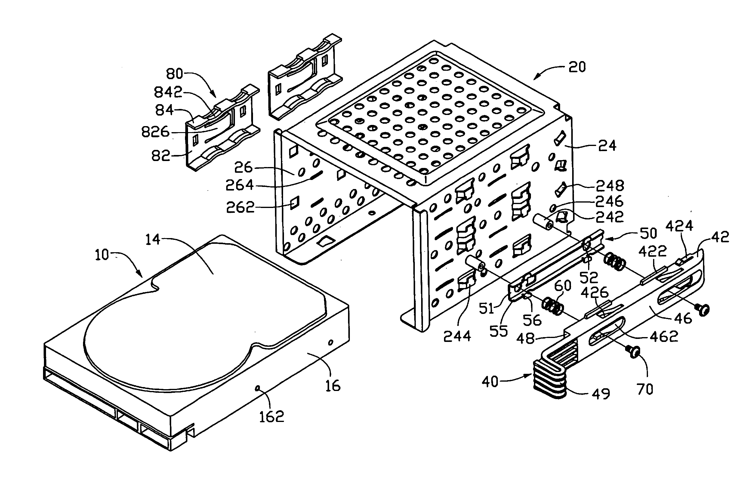 Mounting apparatus for storage device