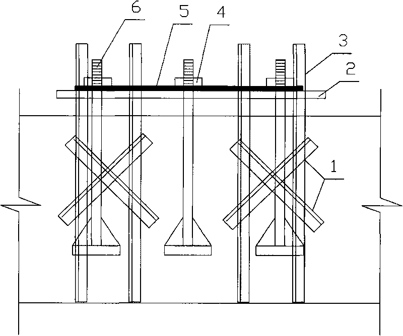 Method for integrally fixing and installing foundation bolts with large diameter