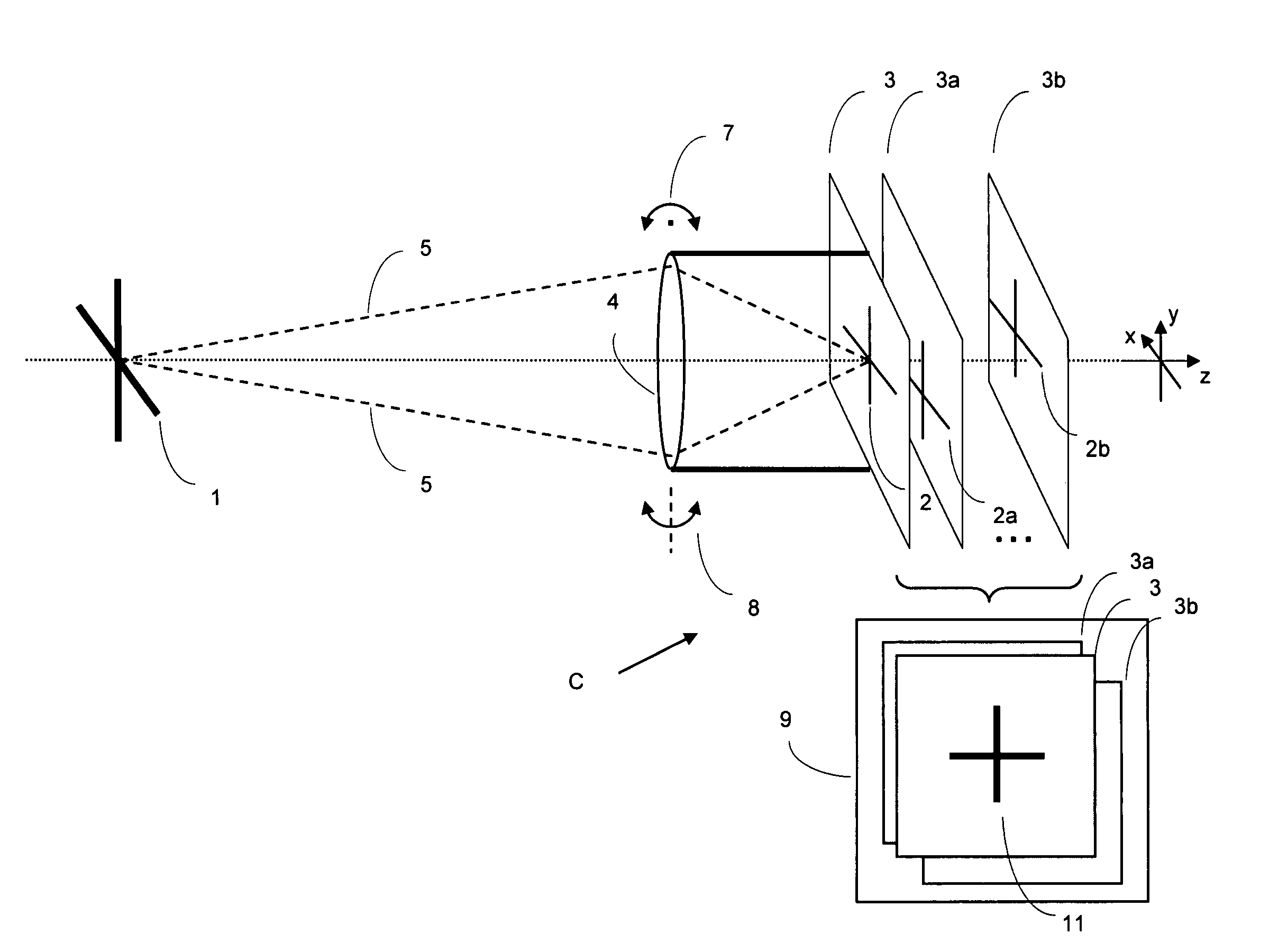 Method and apparatus for electronically stabilizing digital images