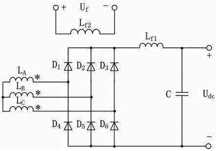 Double excitation-winding compound-excitation double-salient brushless direct-current generator