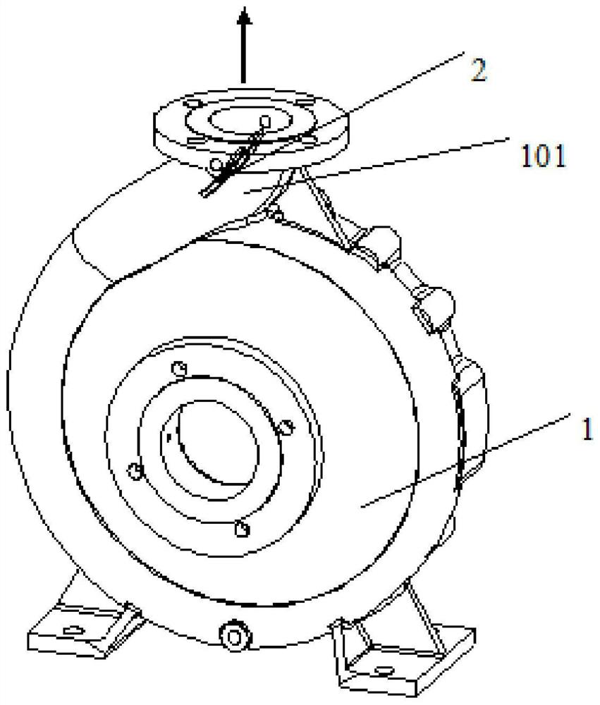 A kind of centrifugal pump with diversion structure